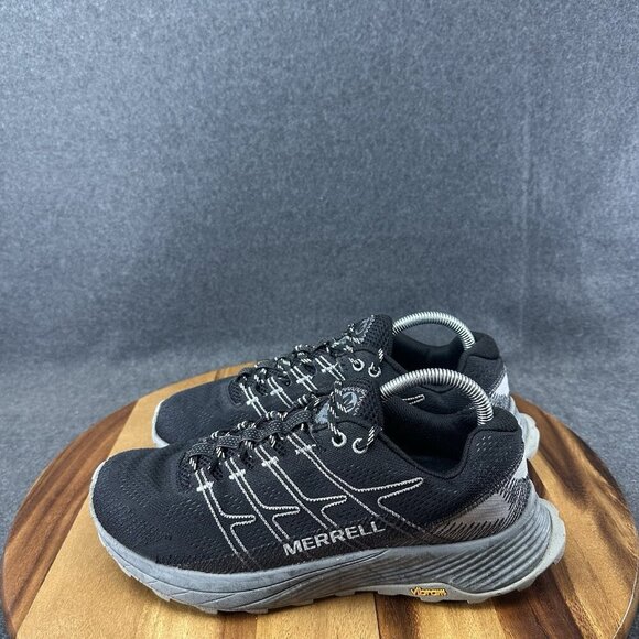 Merrell Women's Sz 10 Moab Flight Sneaker VIBRAM Black Gray J066820 - Picture 6 of 11